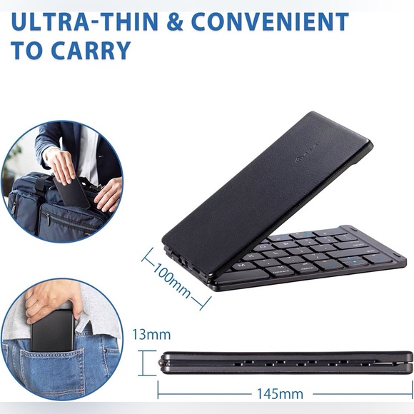 Foldable wireless keyboard - Picture 2 of 8